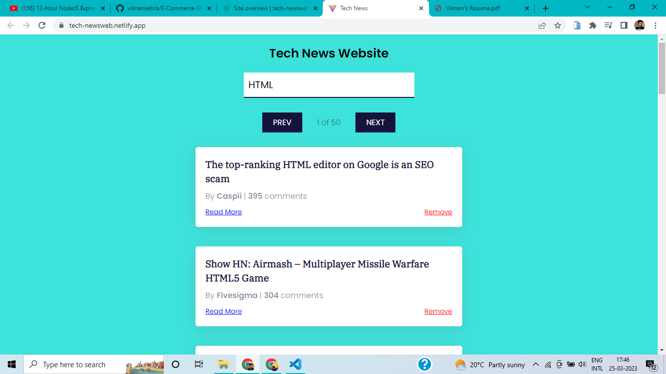 Tech News App